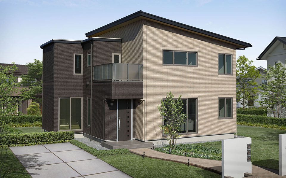 ホワイトインテリアと大空間を楽しむ家