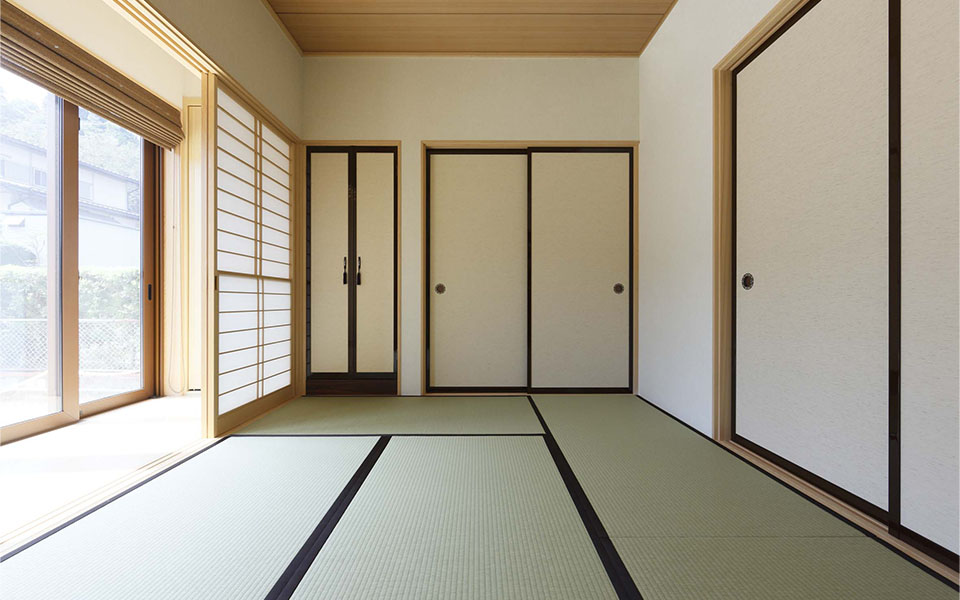 白いモダンな家