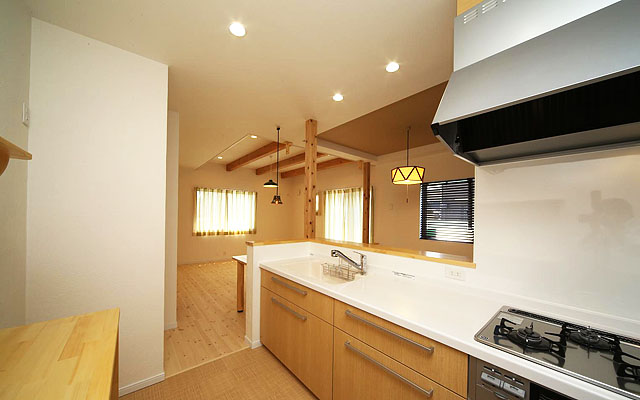 家族がママのまわりに集まる家