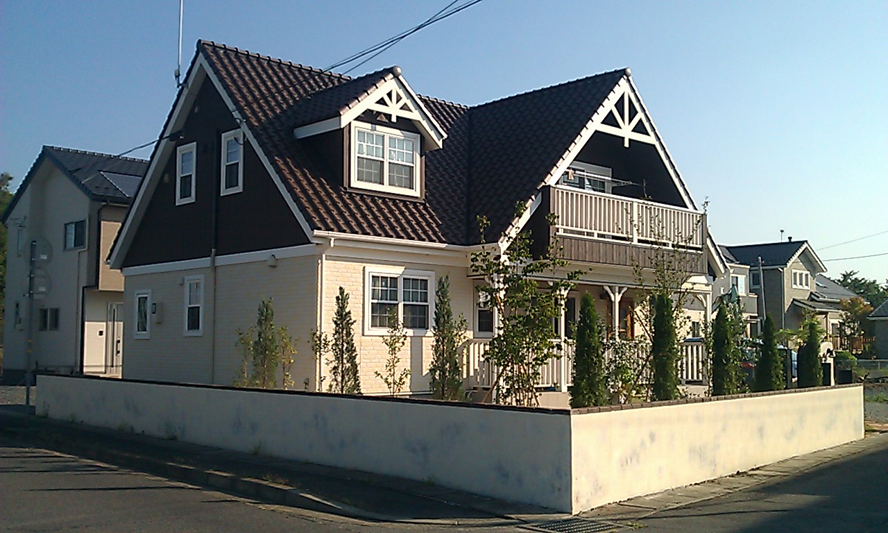 大屋根北欧風のお家